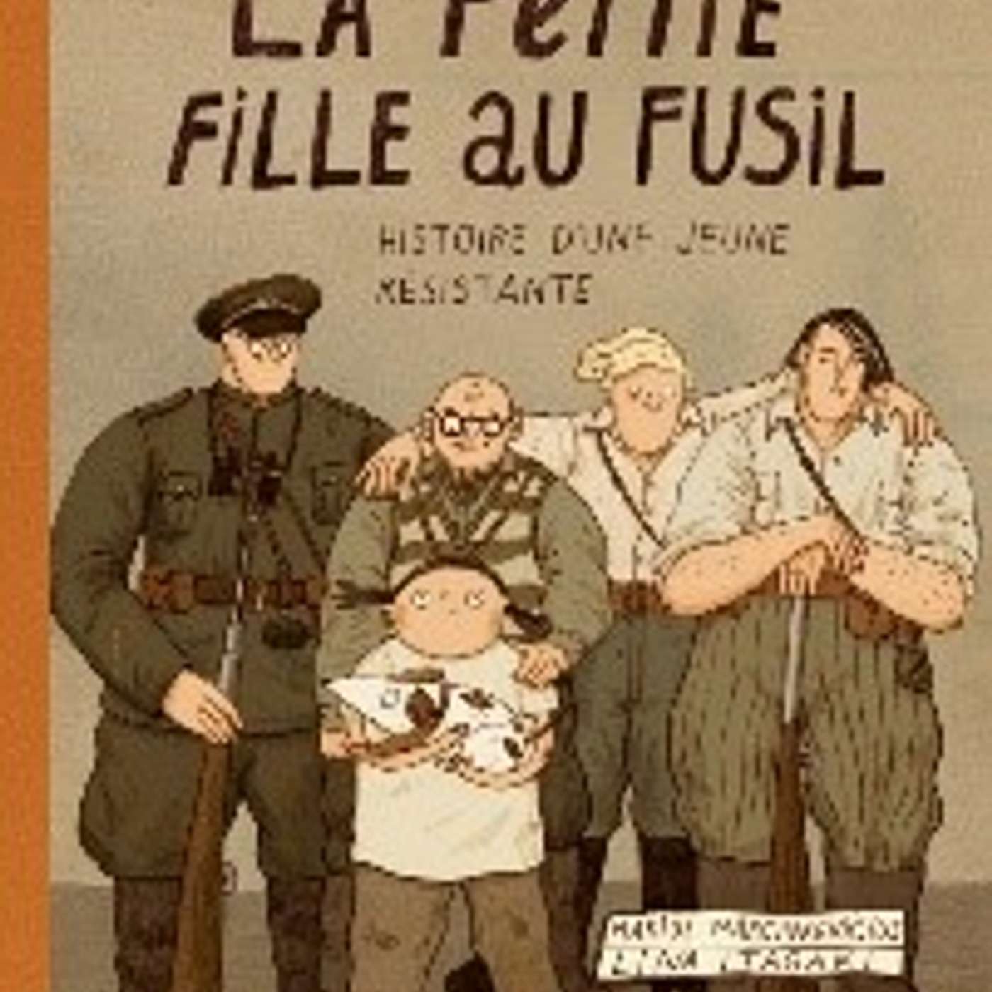 La Petite fille au fusil - L'Histoire d'une jeune résistante de Marius Marcinkevicius, llustrations de Lina Itagaki, Les éditions du Ricochet, 2025