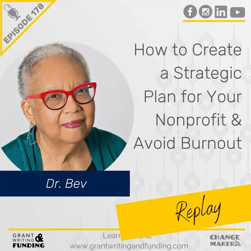 Ep. 178: How to Create a Strategic Plan for Your Nonprofit & Avoid Burnout