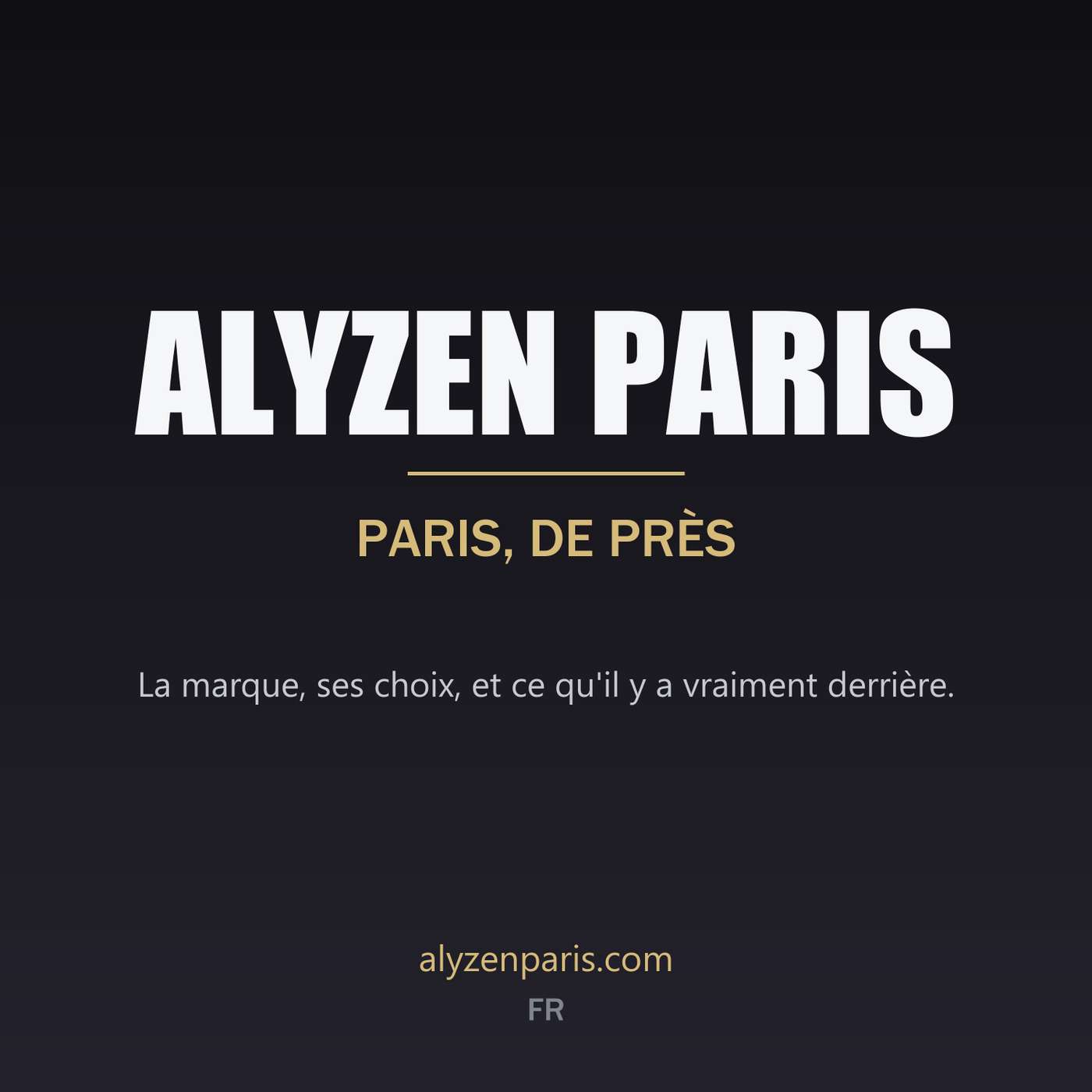 Alyzen Paris - Paris, de près podcast artwork