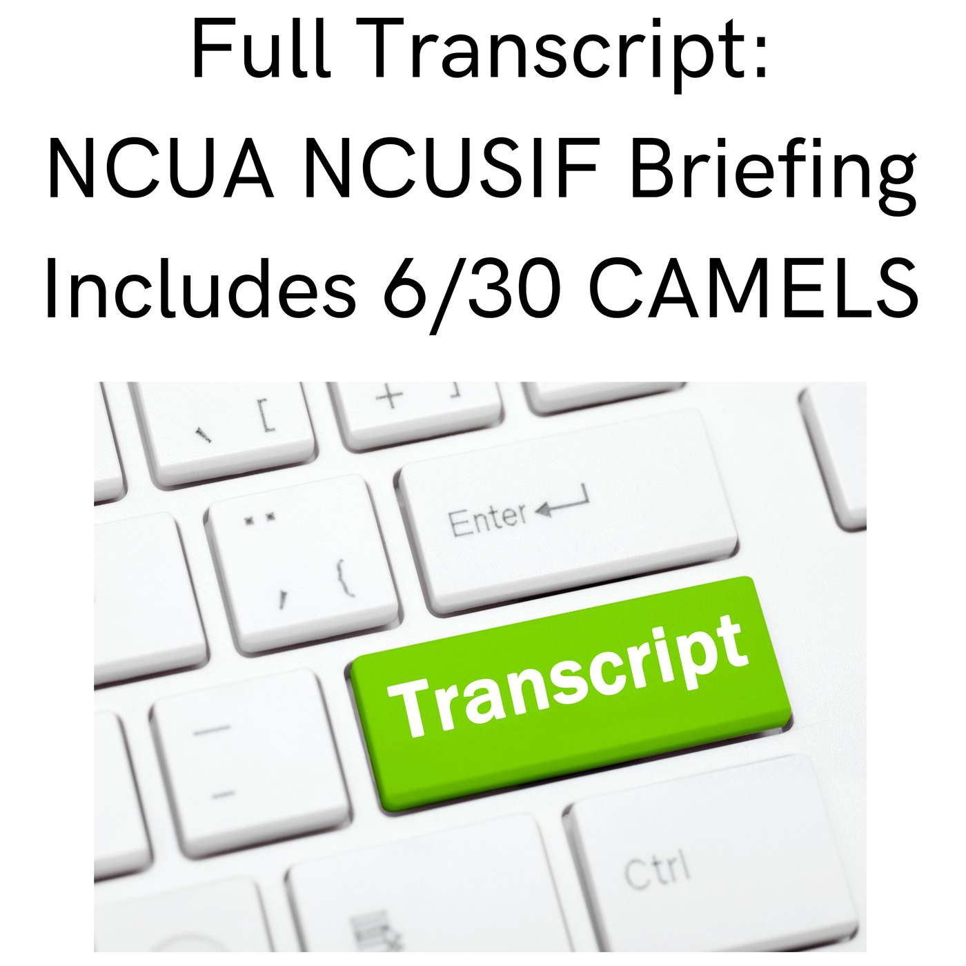 NCUA Board Briefing on the National Credit Union Share Insurance Fund September 2024 In Their Own Voice