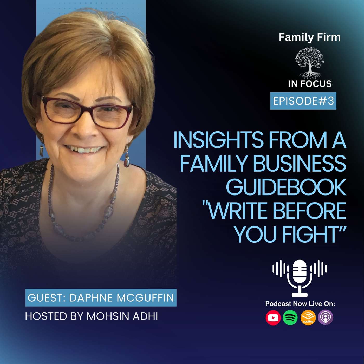 Insights from a family business guidebook "Write Before You Fight" episode artwork