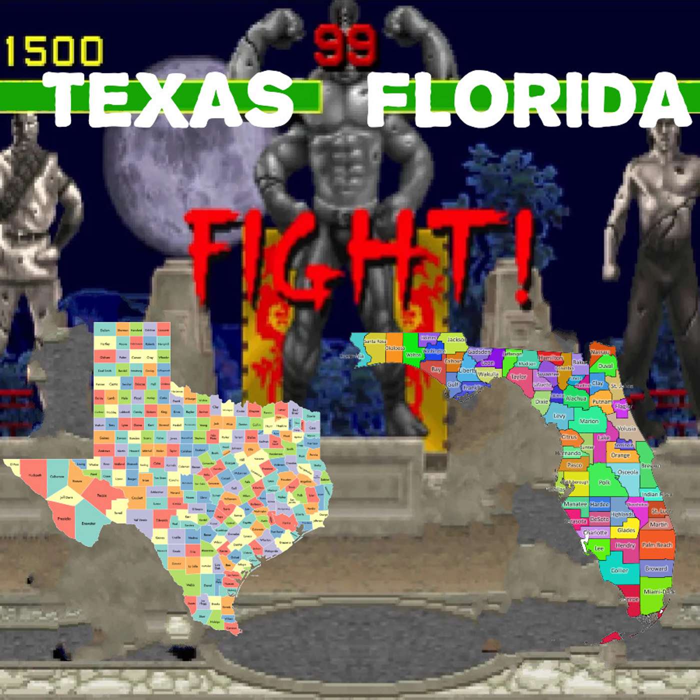 ep. 218 - Texas Vs. Florida: Where Is the Center of America? feat. Jake Rhodes of Pendejo Time episode artwork