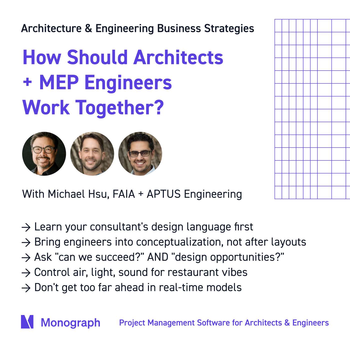 Hospitality Design w/ Michael Hsu, FAIA + APTUS - How Should Architects + MEP Engineers Work Together? episode artwork