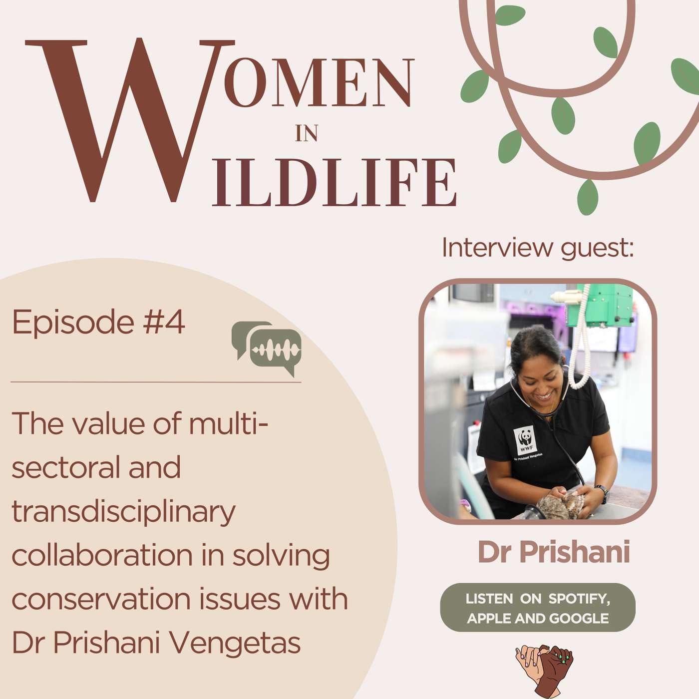 The value of multi-sectoral and transdisciplinary collaboration in solving conservation issues with Dr Prishani Vengetas episode artwork