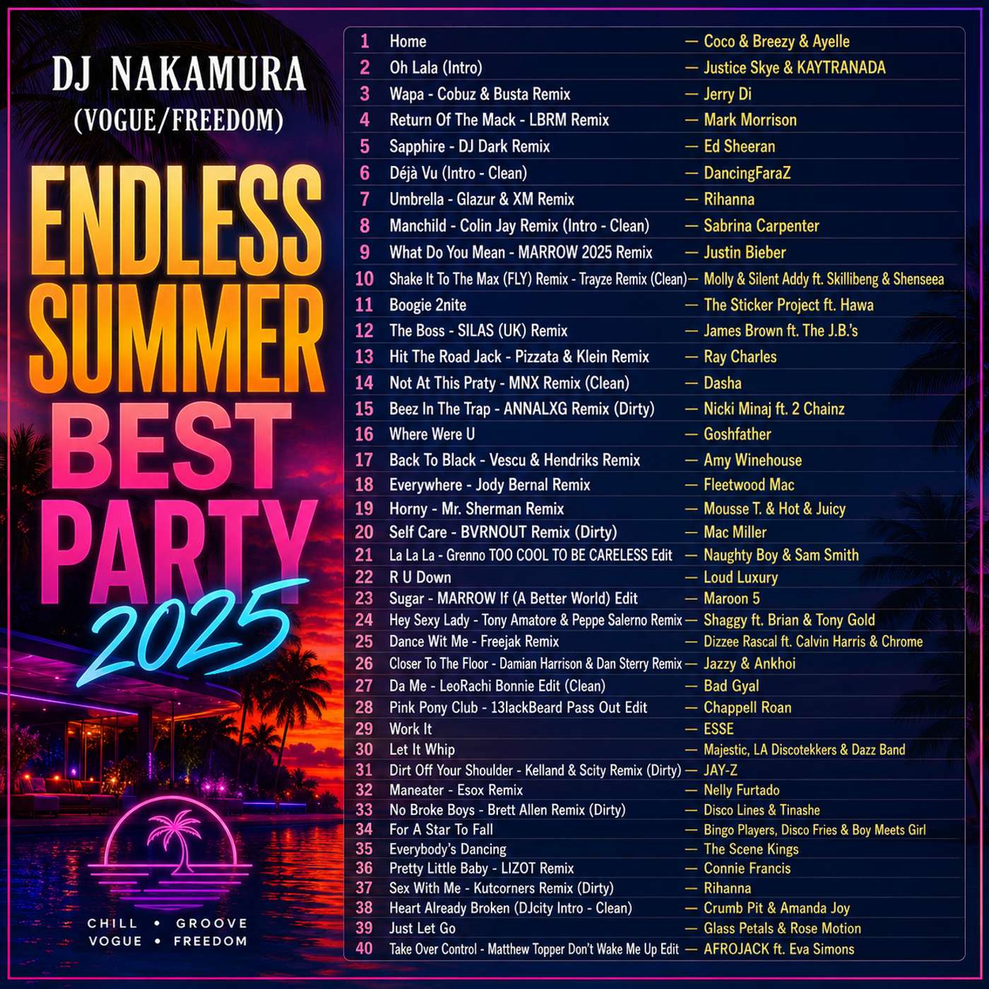 ENDLESS SUMMER BEST PARTY 2025/DJ NAKAMURA episode artwork