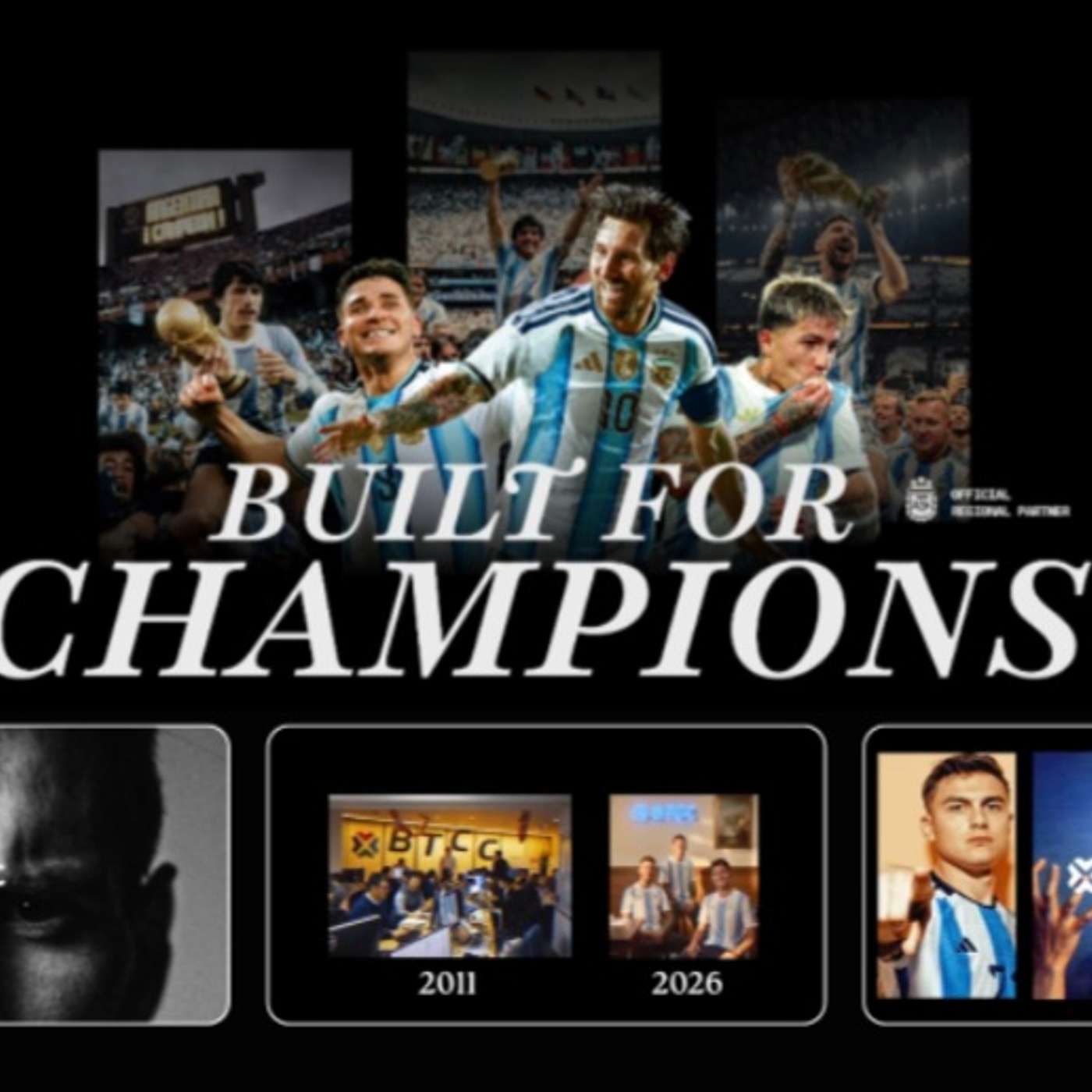 BTCC Exchange and the Argentine Football Association Unite as Legends in New Campaign Video