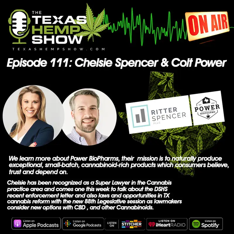 Episode # 111: Chelsie Spencer & Colt Power    