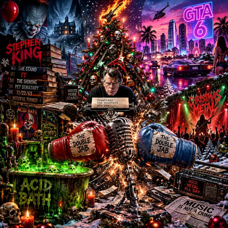 #0425 - Stephen King, GTA 6, The Double Jab, Acid Bath, and Christmas Metal - 09/17/2026