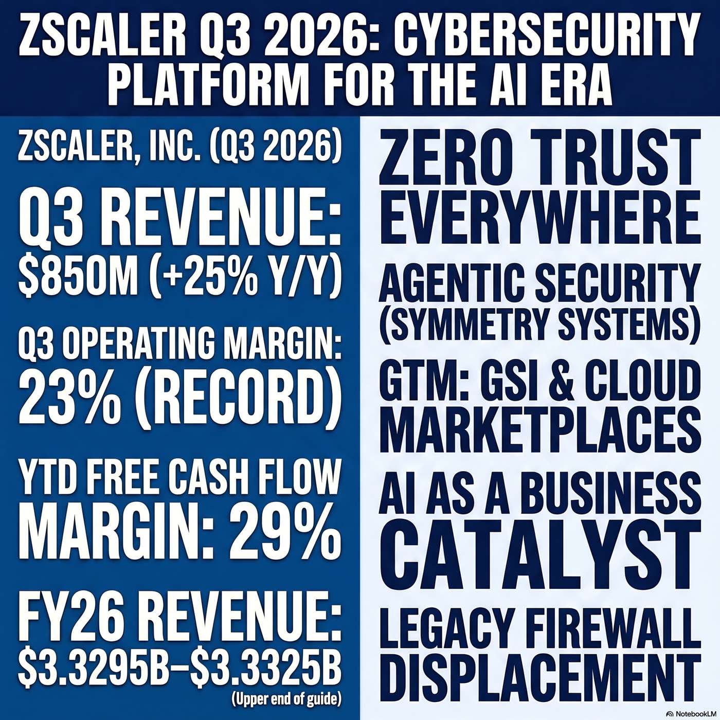 Zscaler, Inc. (ZS) Announced Q3 2026 Earnings on May 26, 2026, Reporting "Revenue of $850 million grew 25% year-over-year" artwork