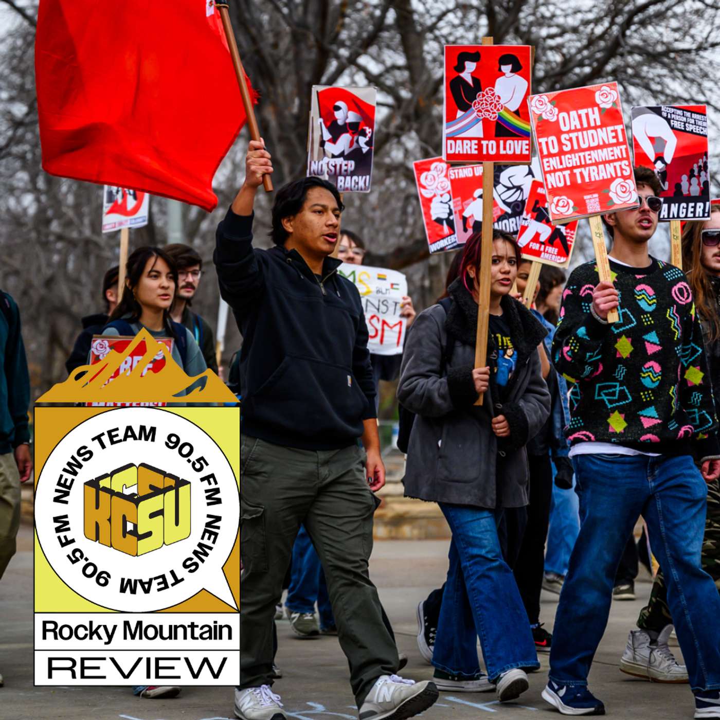 CSU students protest on campus for freedom in higher education, Largest dam in U.S. has delayed completion in Northern Colorado, Longest government shutdown has ended episode artwork