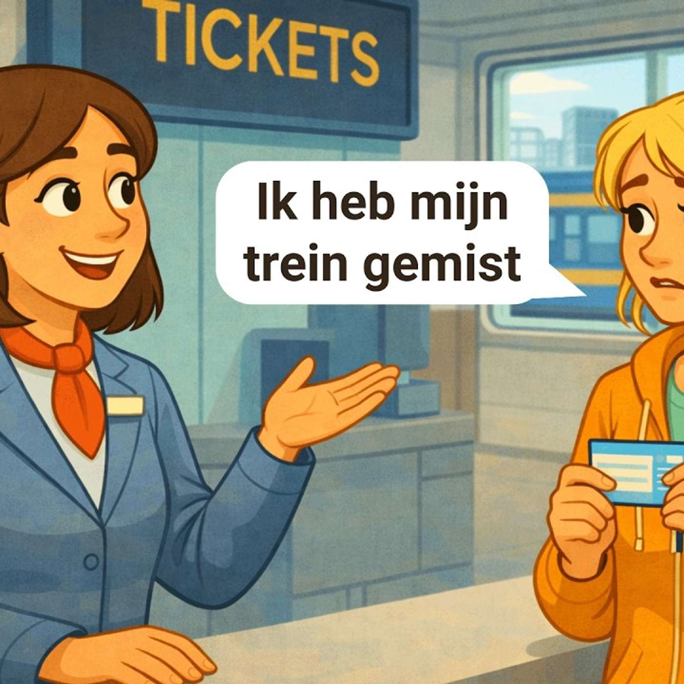 Tickets, Trains & Talks | Dutch Conversations for Beginners A1-A2