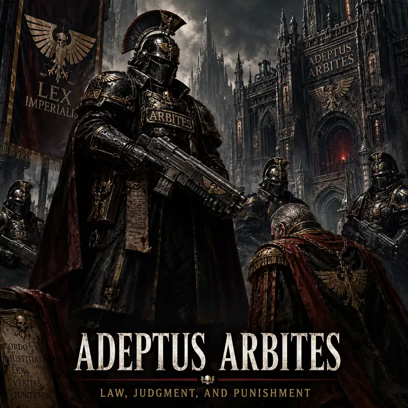 Adeptus Arbites: Law, Judgment, and Punishment