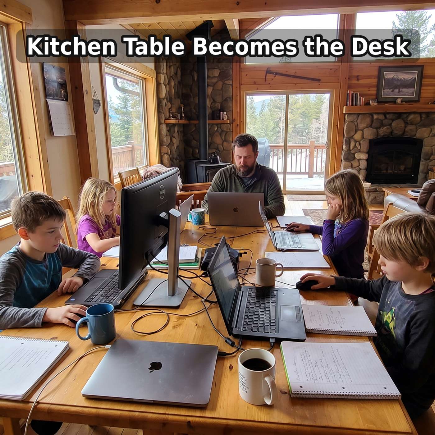 Day 263 - Kitchen Table Becomes the Desk episode artwork