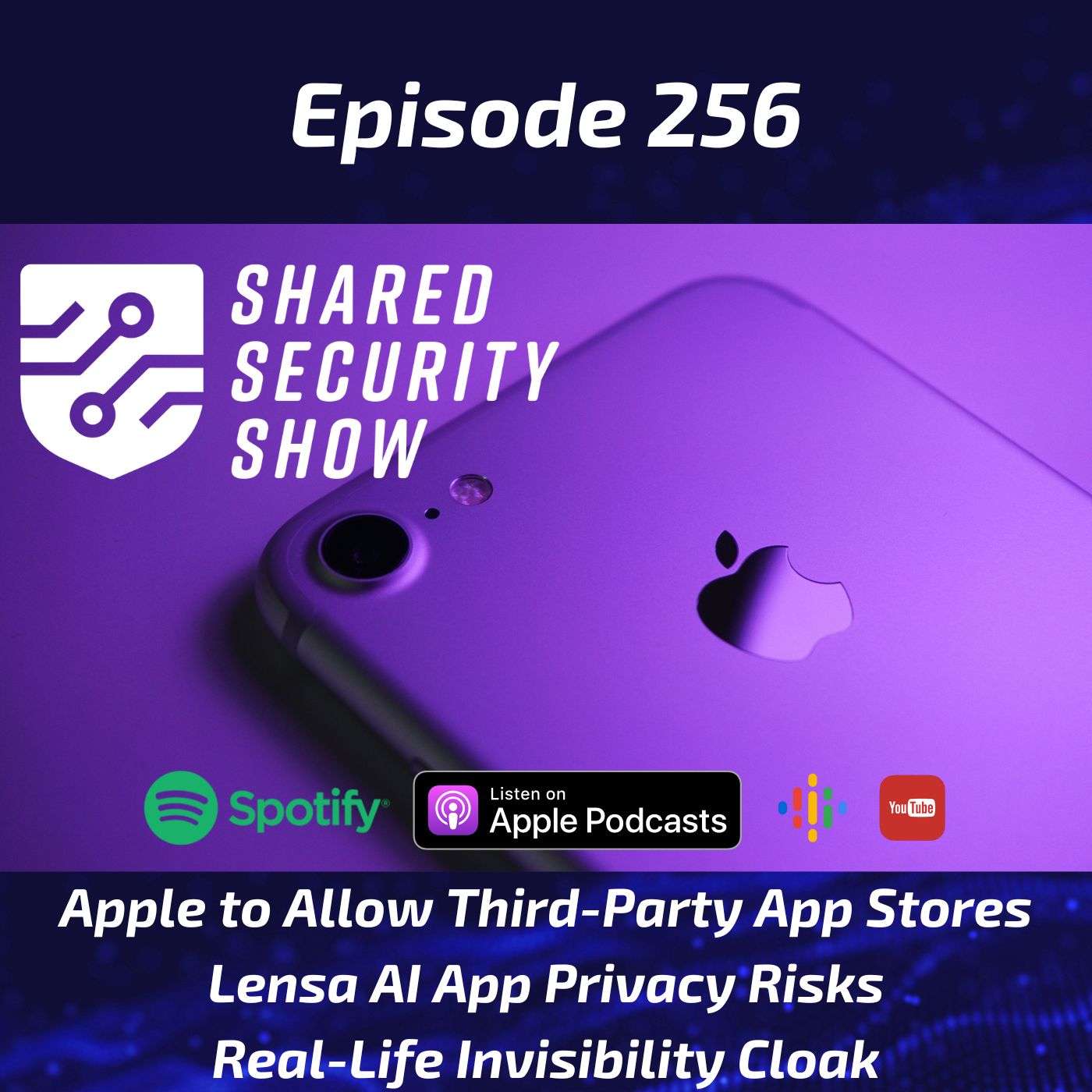 Apple to Allow Third-Party App Stores, Lensa AI App Privacy Risks, Real-Life Invisibility Cloak episode artwork