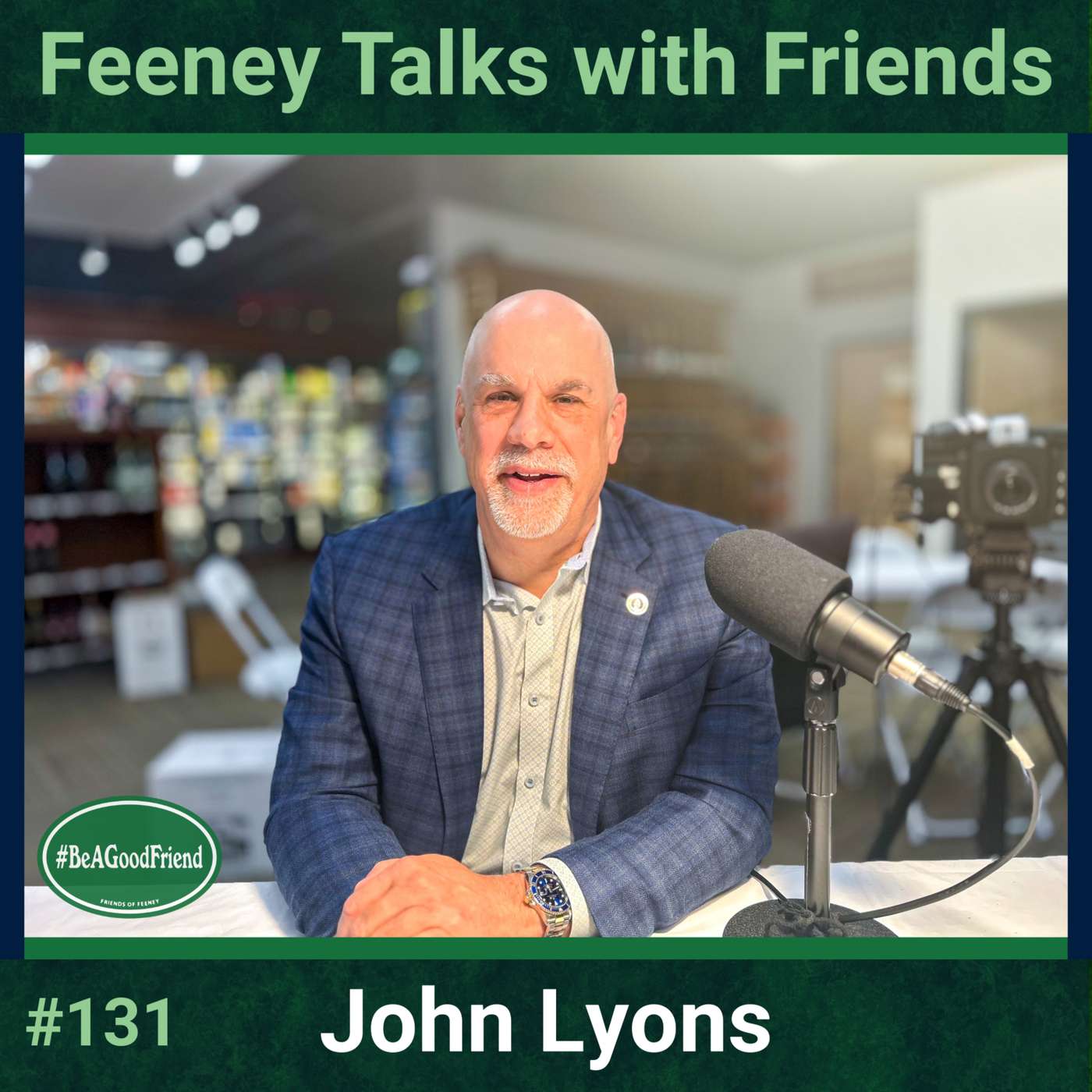 Feeney Talks With Friends