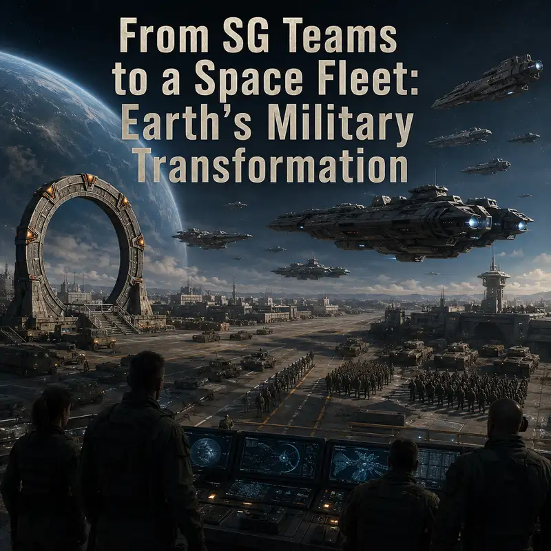 From SG Teams to a Space Fleet: Earth’s Military Transformation