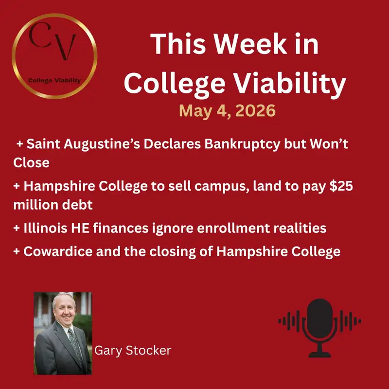 This Week In College Viability (TWICV) for May 4, 2026