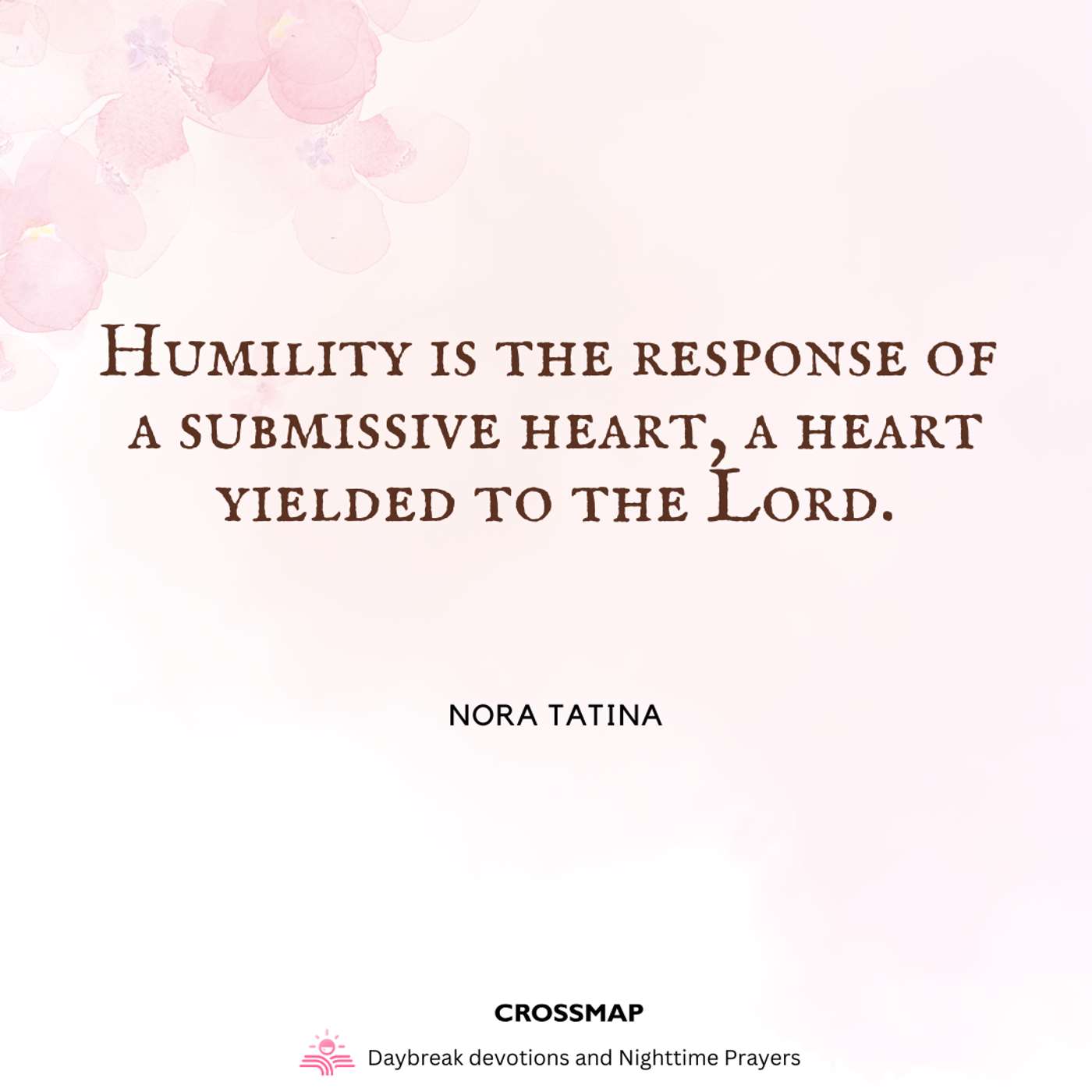 First Comes Humility, Then Comes Guidance