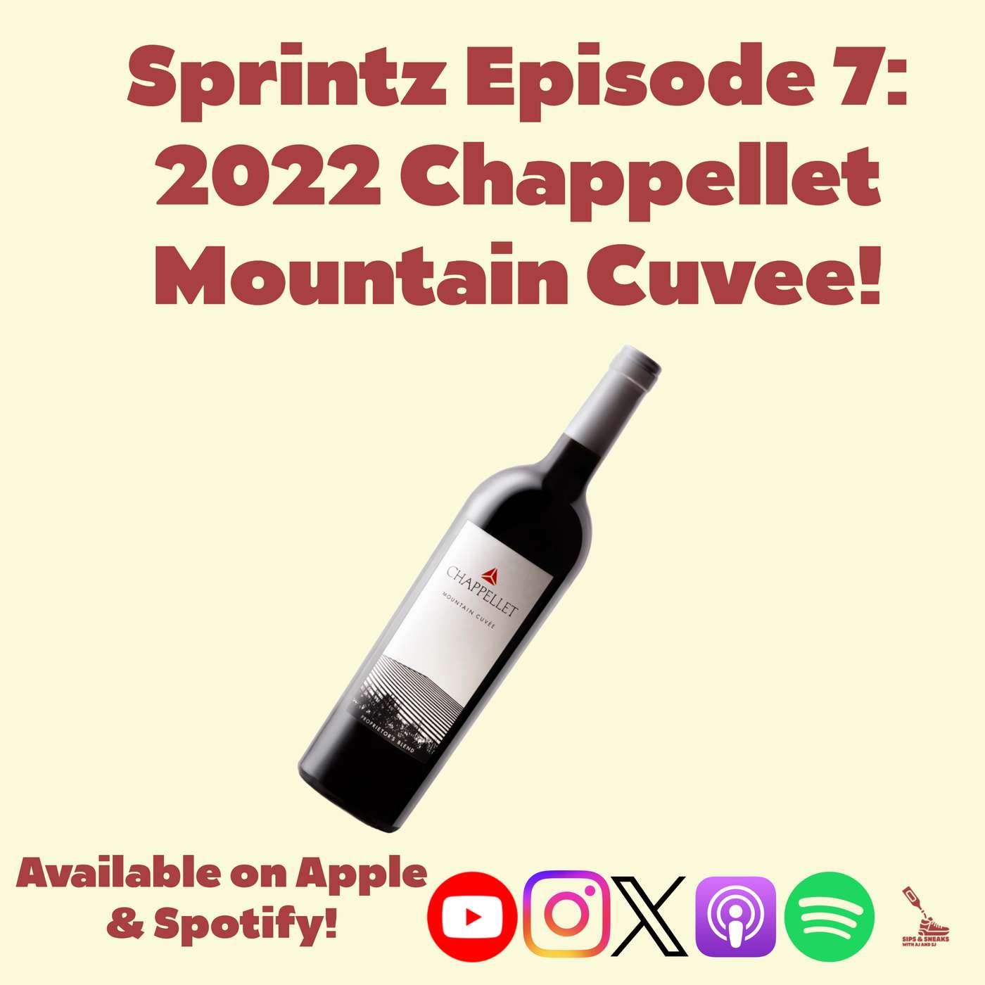 Sprintz Episode 7: 2022 Chappellet Mountain Cuvee episode artwork
