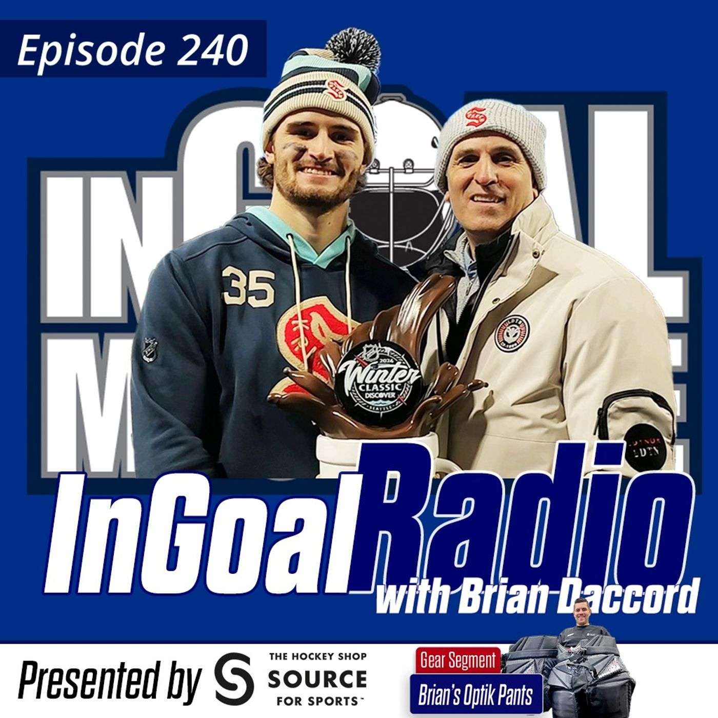 Episode 240 with Brian Daccord plus Brians’s Optik 3 pants episode artwork