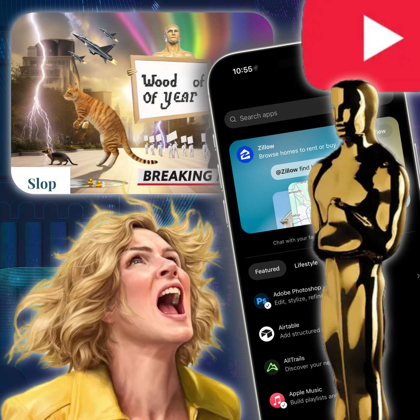 YouTube Gets The Oscars, ChatGPT is Now a Platform, AI vs Human Creators