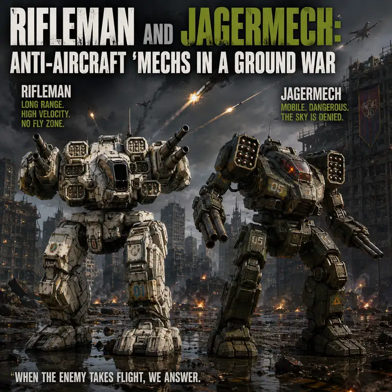 Rifleman and JagerMech: Anti-Aircraft ’Mechs in a Ground War
