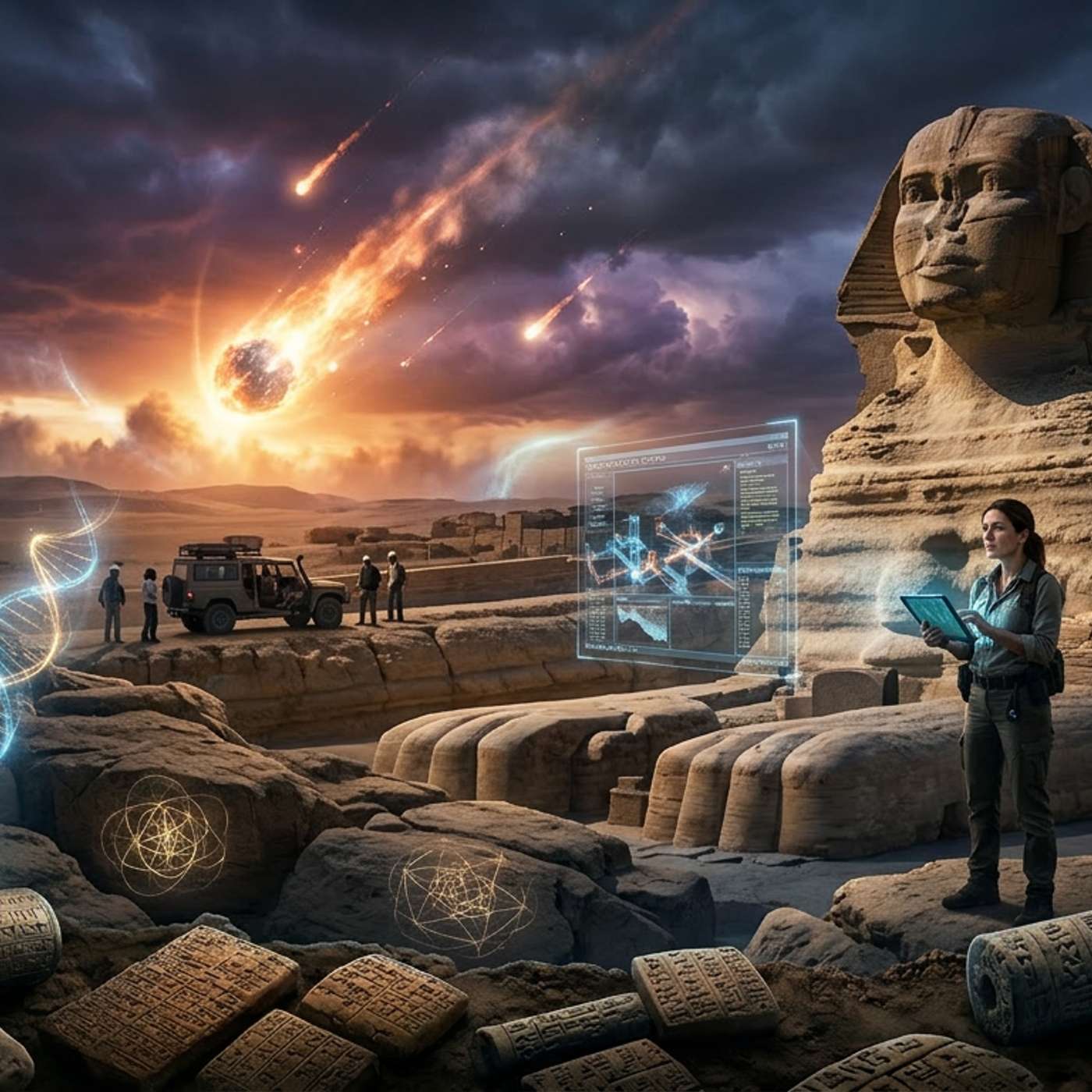Robert Schoch, Randall Carlson  &	Matthew LaCroix episode artwork