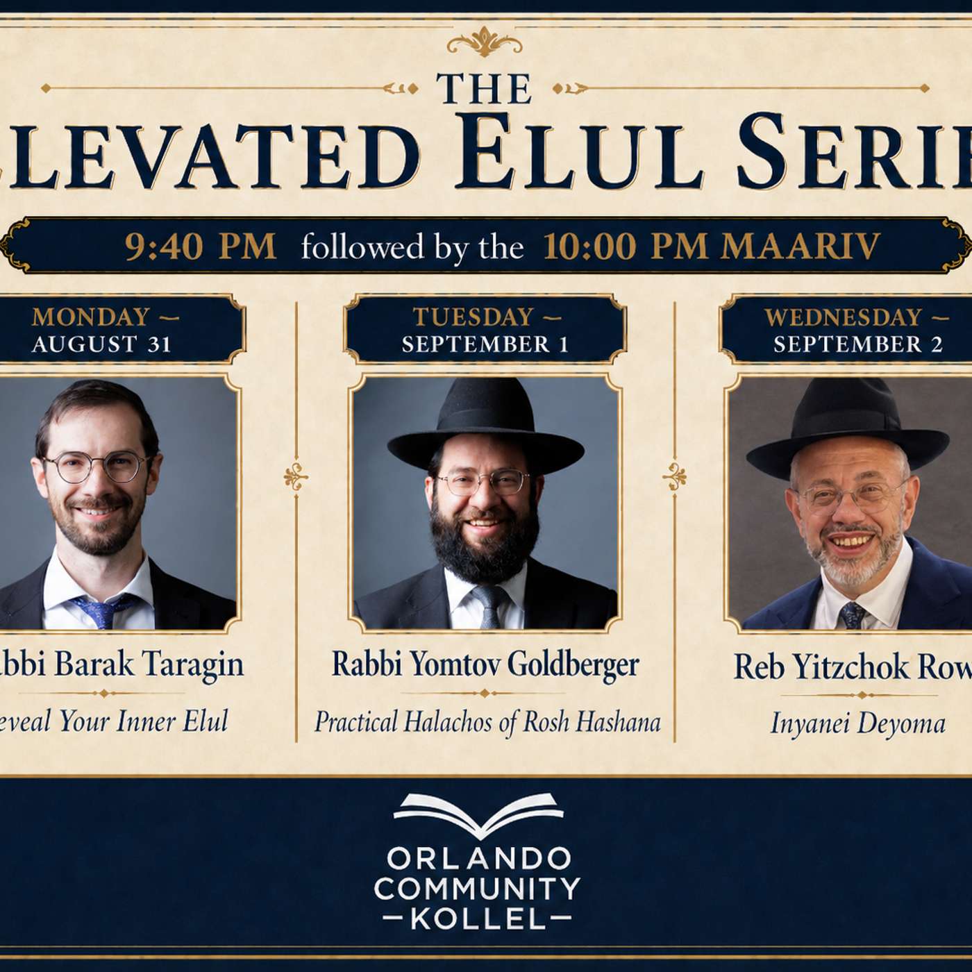 Elevated Elul Series - Rabbi Barak Taragin: Reveal Your Inner Elul episode artwork
