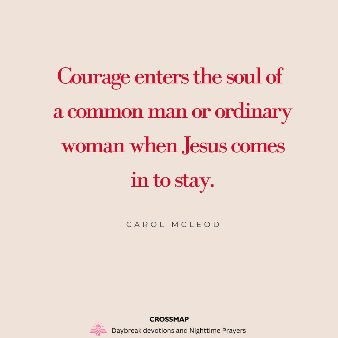 Cancer Didn't Make Me Brave - Jesus Did