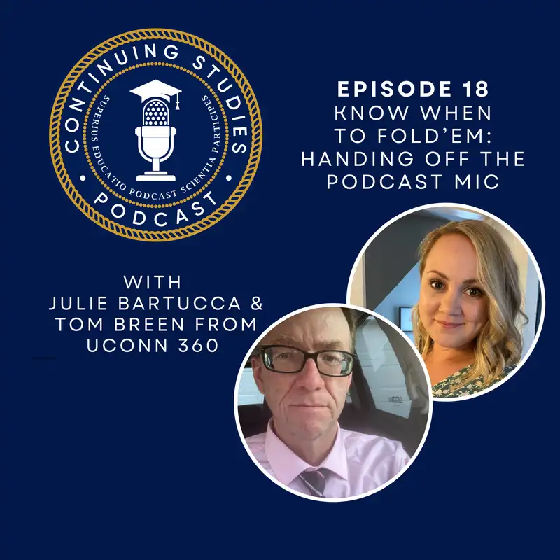 Know when to fold’em: Handing off the podcast mic