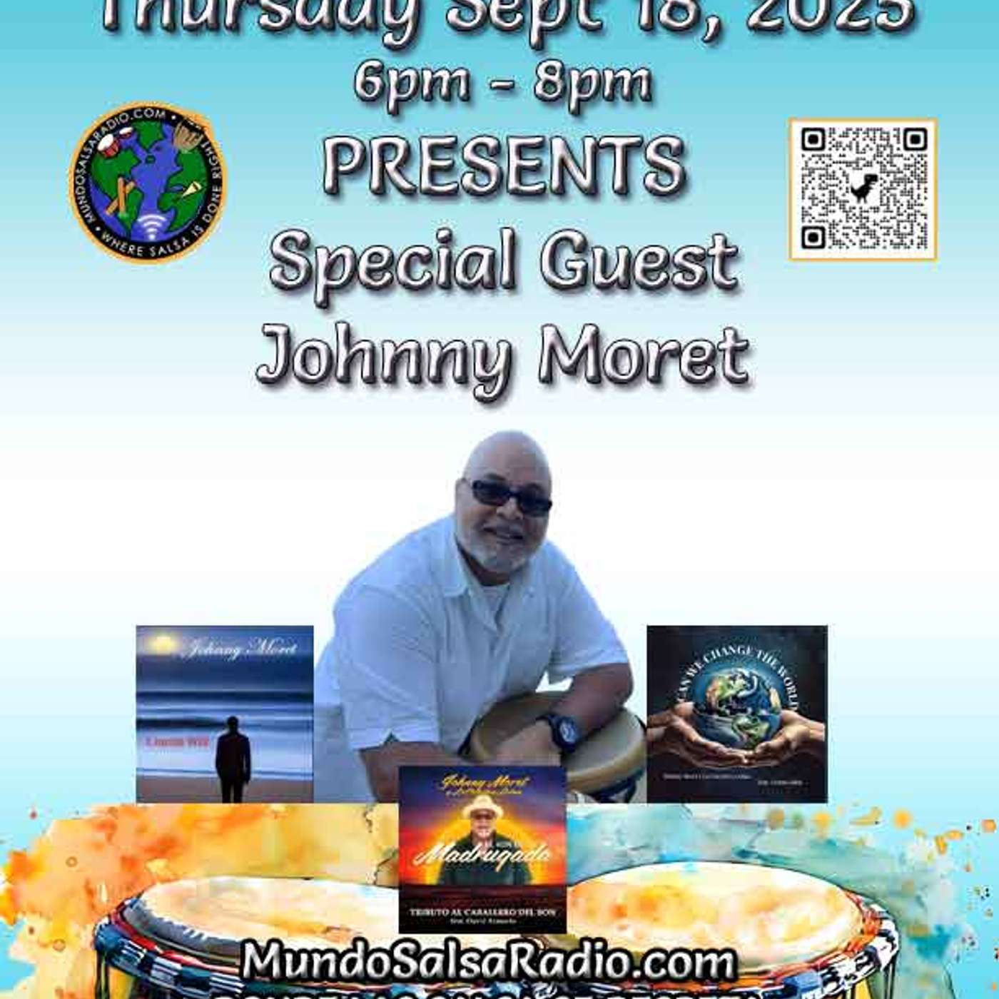 SalSonando La Salsa DJ Eddie Sept 18 2025 Show #107 Johnny Moret