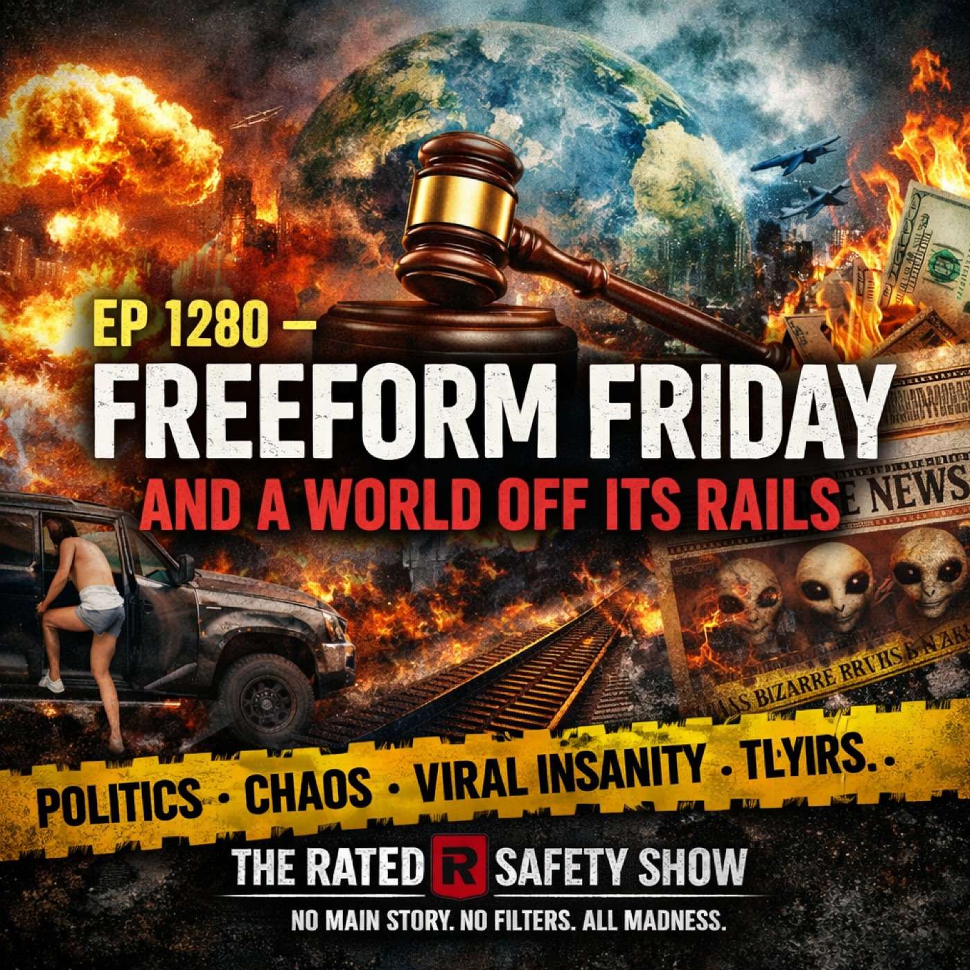 EP 1280 – Freeform Friday and a World Off Its Rails episode artwork