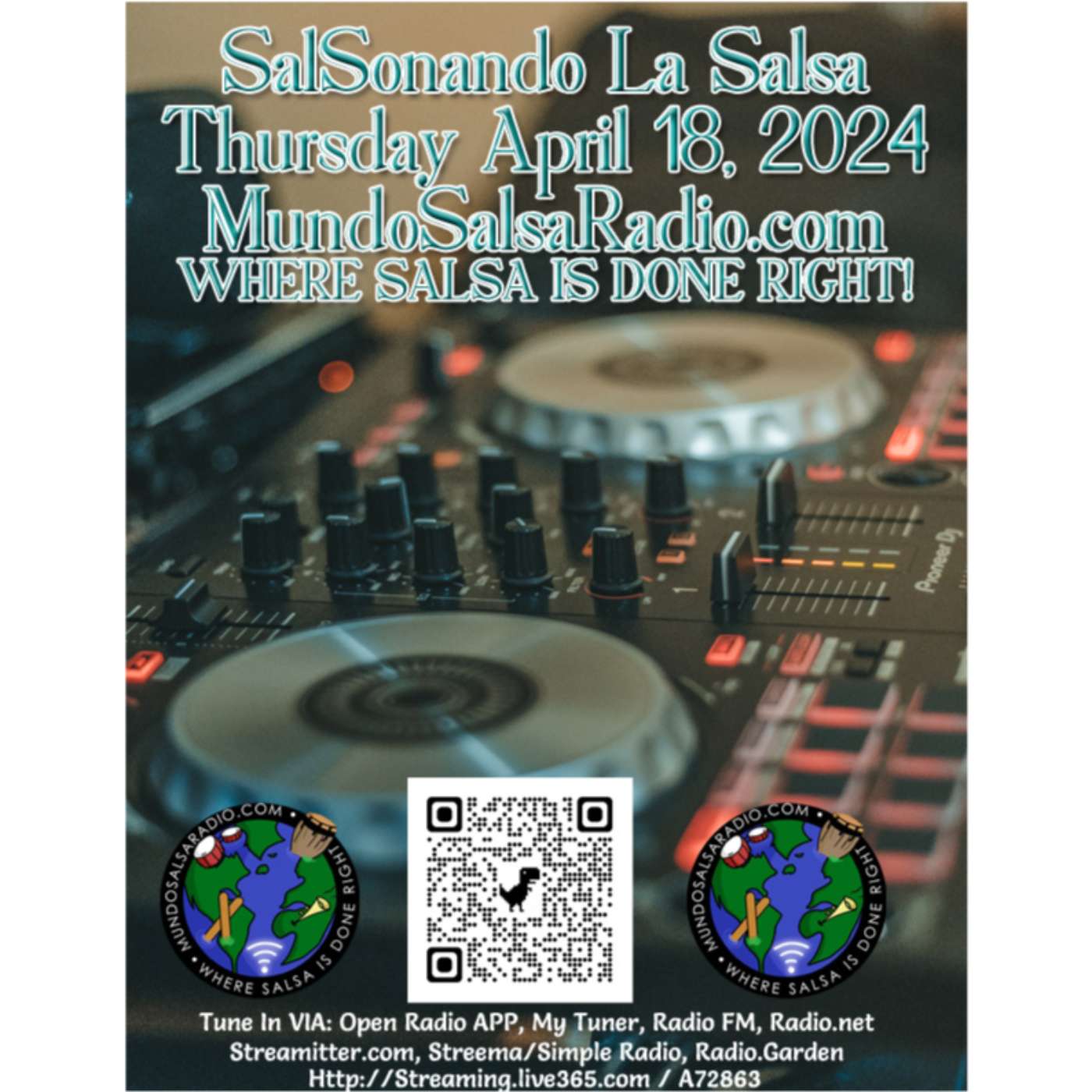 SalSonando La Salsa DJ Eddie 04_18_2024 SSLS # 72 episode artwork