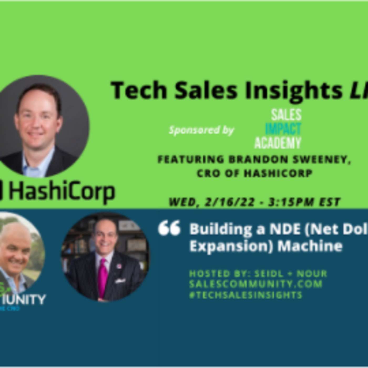 E65 - Building a NDR (Net Dollar Expansion) Machine with Brandon Sweeney, HashiCorp