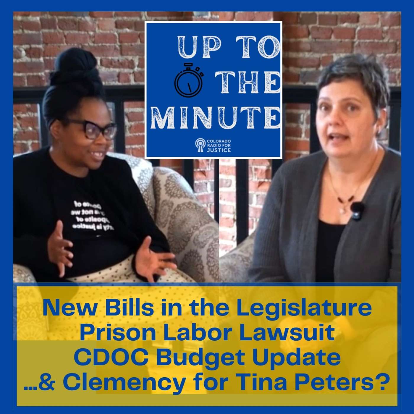 New Legi Bills; Prison Labor Lawsuit; CDOC Budget Update; & Clemency for Tina Peters? episode artwork
