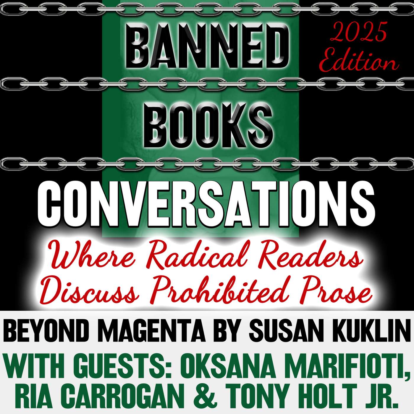 Banned Book Conversations: Beyond Magenta: Transgender and Nonbinary Teens Speak Out by Susan Kuklin (2014) Banned Book Conversations: Beyond Magenta: Transgender and Nonbinary Teens Speak Out by Susan Kuklin (2014)