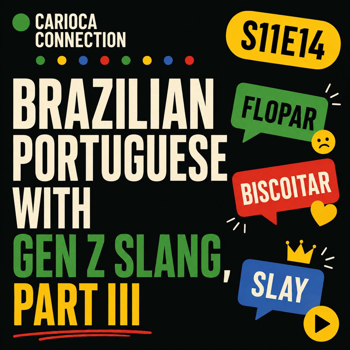 Brazilian Portuguese with Gen Z Slang, Part III {Flopar, Biscoitar & Slay}