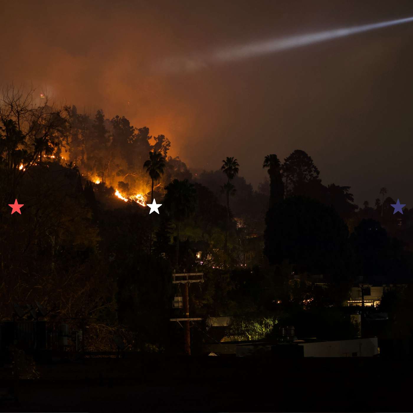 Požáry v Los Angeles a Nepojistitelné státy americké