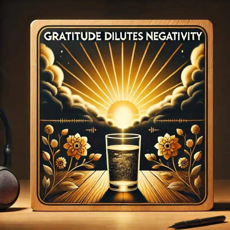 Gratitude Dilutes Negativity(From Our 9-22-24 Worship)
