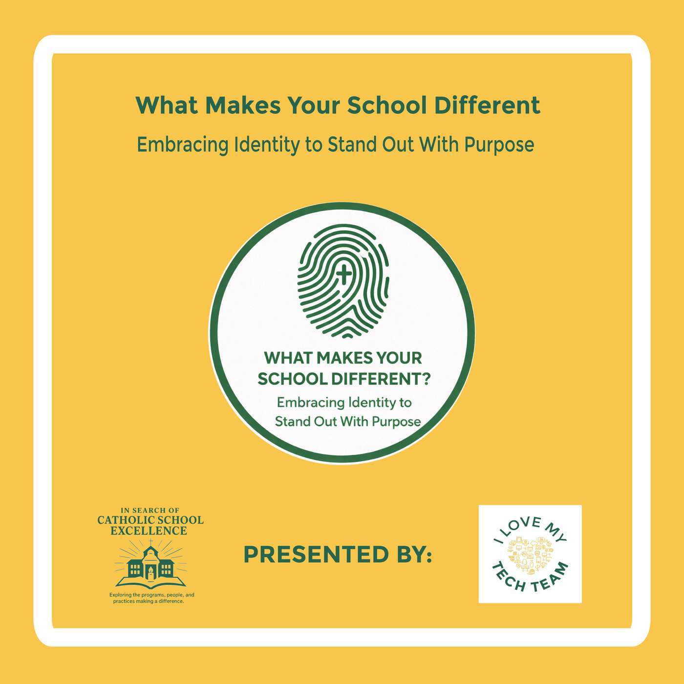 In Search of Catholic School Excellence: What Makes Your School Different – Embracing Identity to Stand Out With Purpose episode artwork