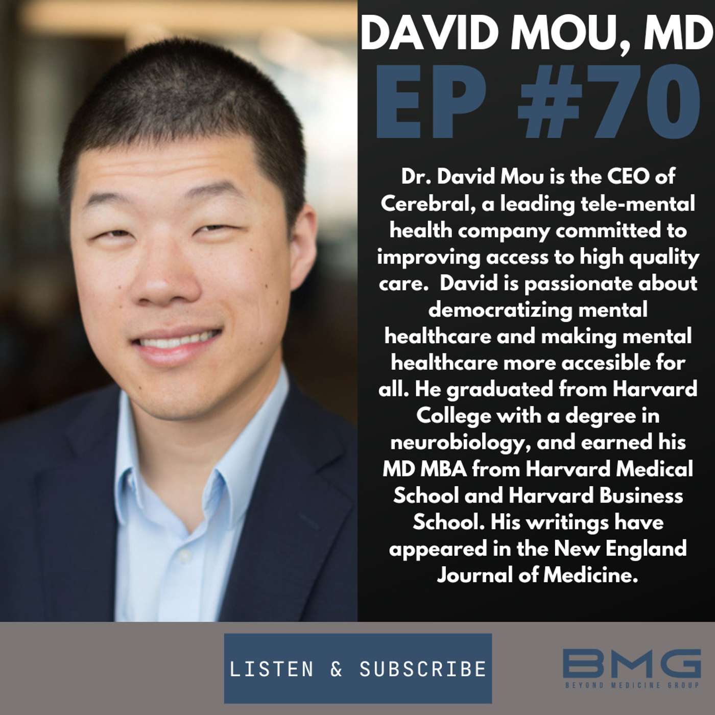 Cerebral CEO - Dr. David Mou episode artwork