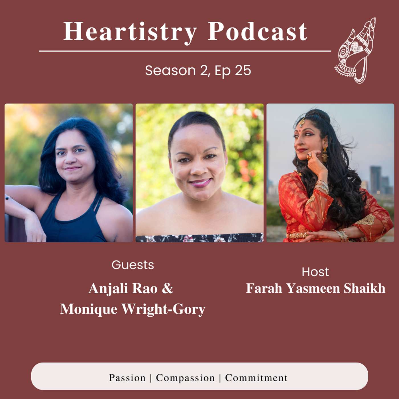 S2 Ep 25 - Anjali Rao & Monique Wright-Gory - “Mindfully Just: Integrating Social Justice, Yoga, and Collective Transformation” episode artwork