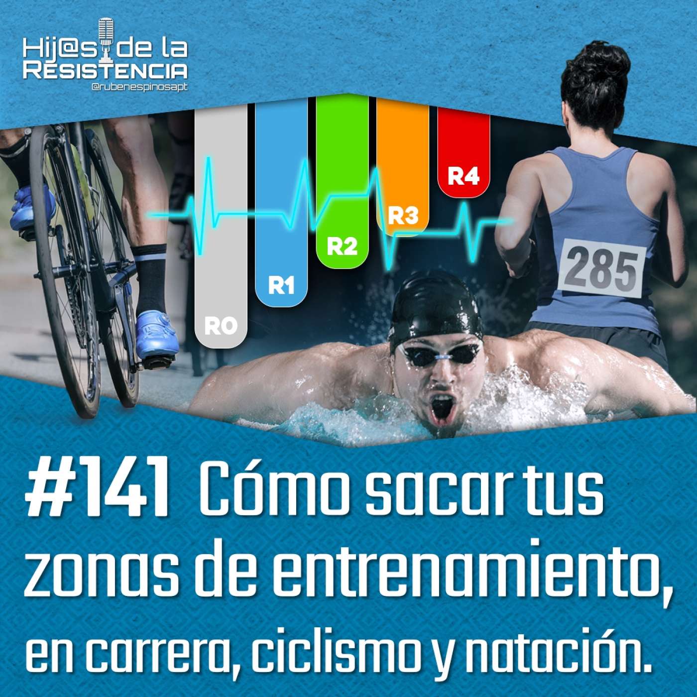 #141 Cómo sacar tus zonas de entrenamiento en carrera, ciclismo y natación