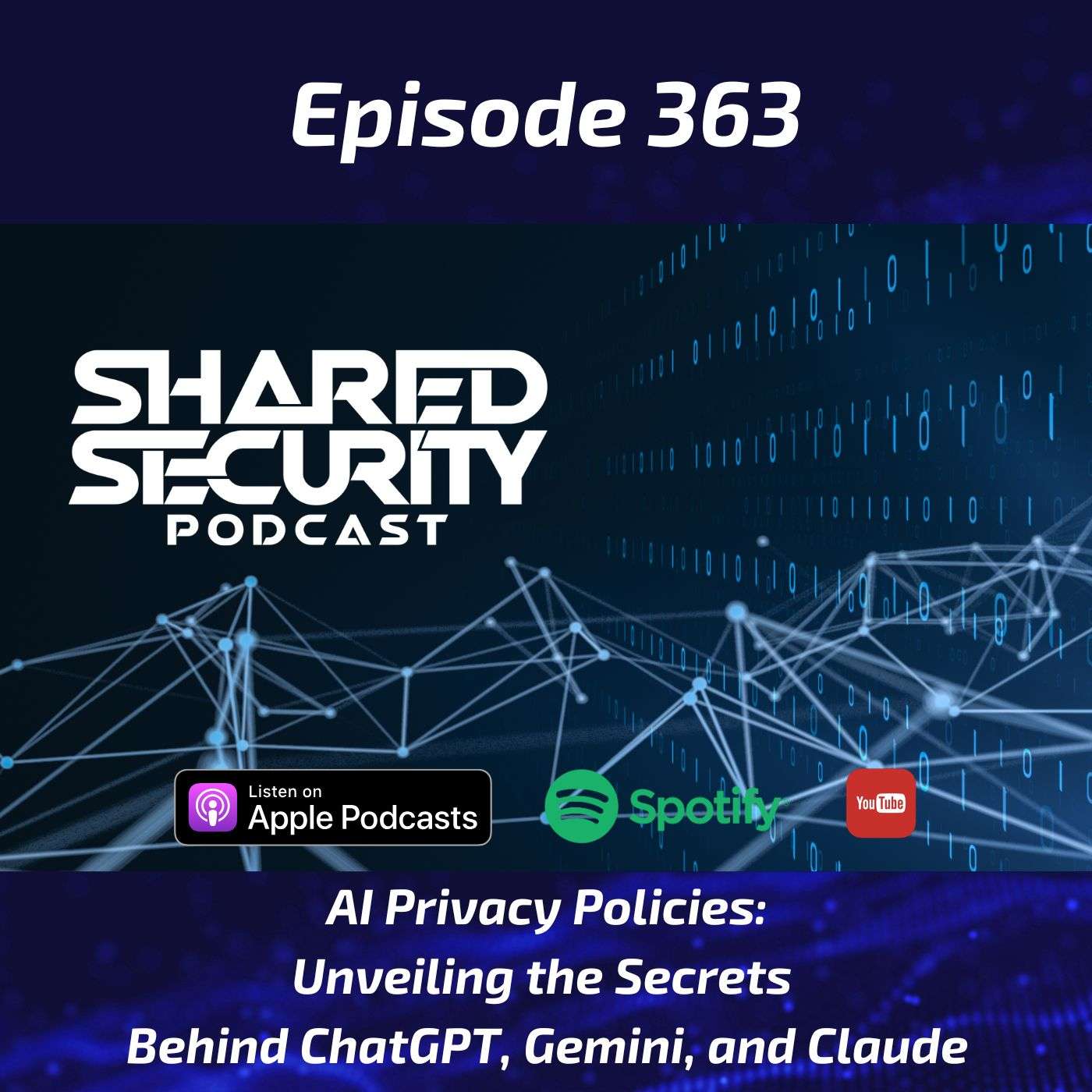 AI Privacy Policies: Unveiling the Secrets Behind ChatGPT, Gemini, and Claude episode artwork