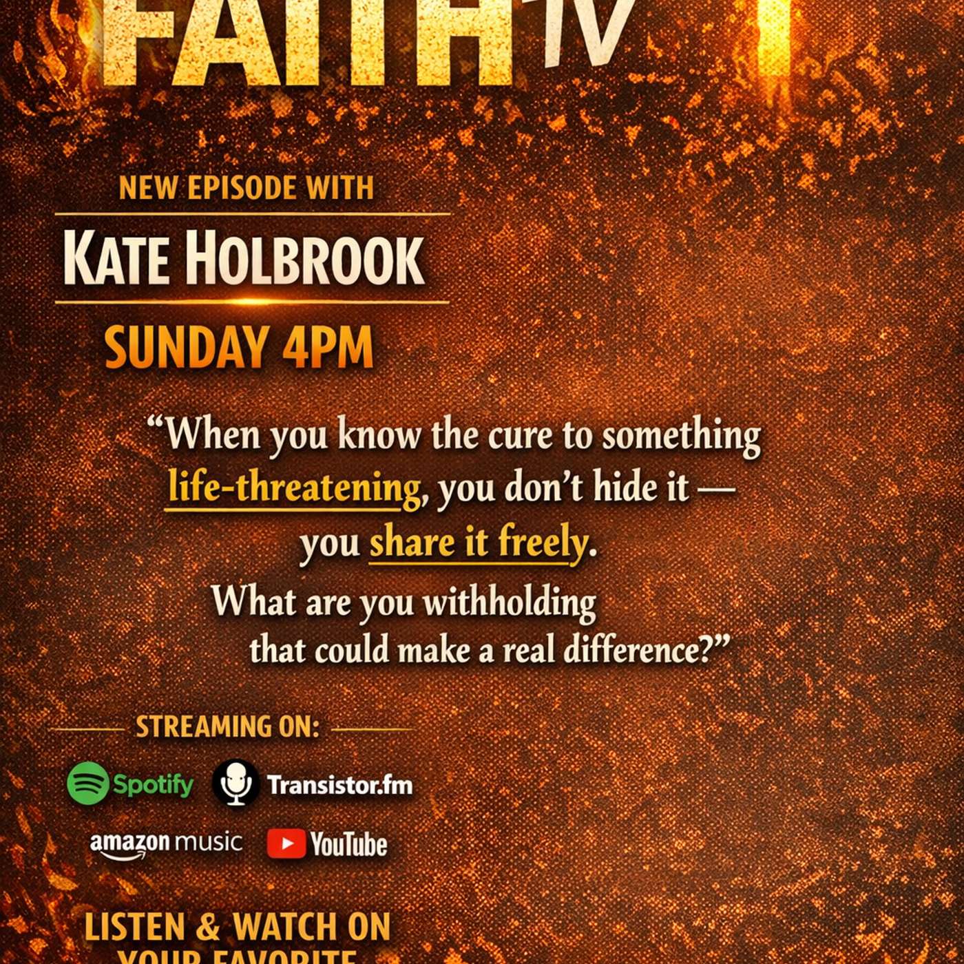 Exploring Faith Essence: A Journey with Kate Holbrook episode artwork