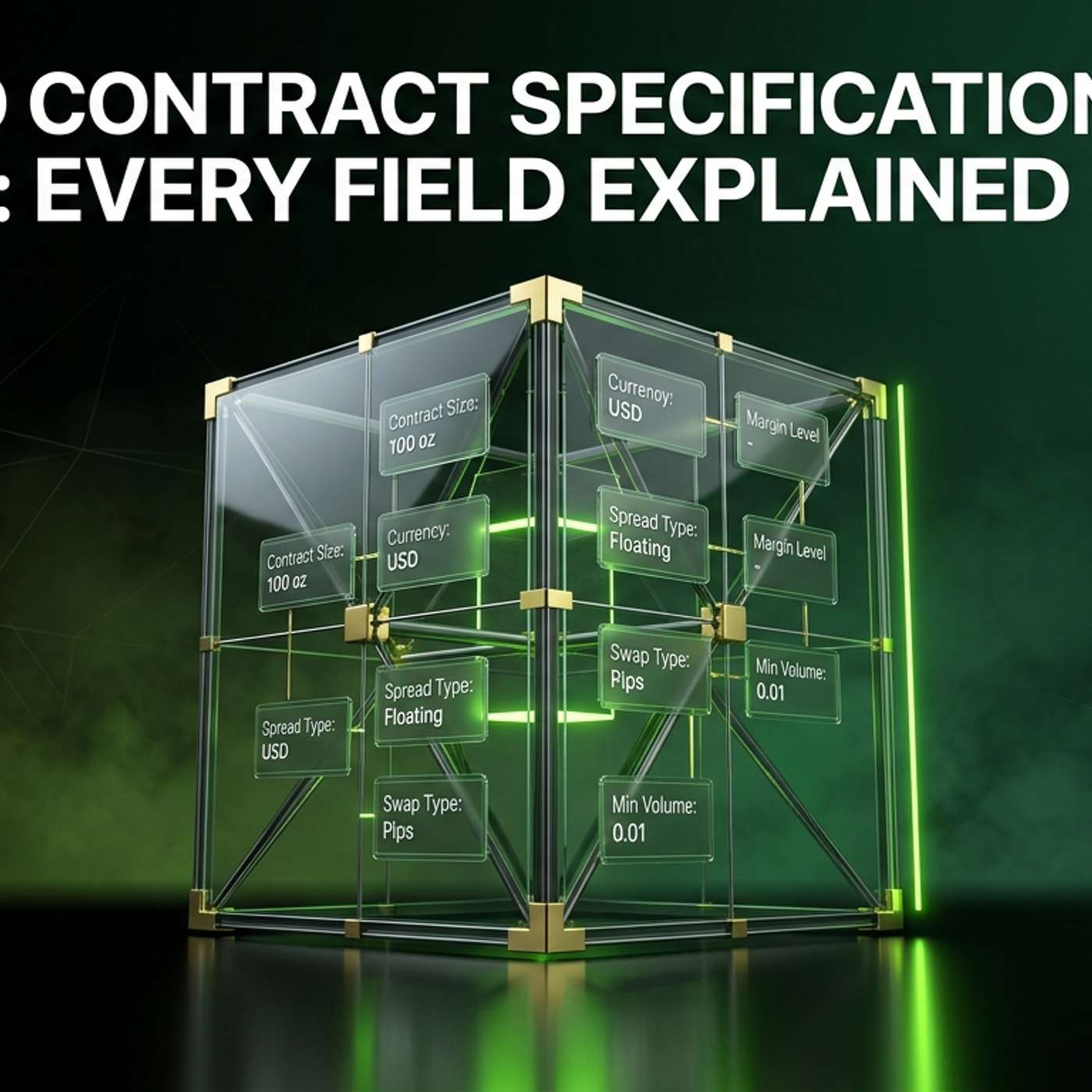 XAUUSD Contract Specifications on MT5: Every Field Explained