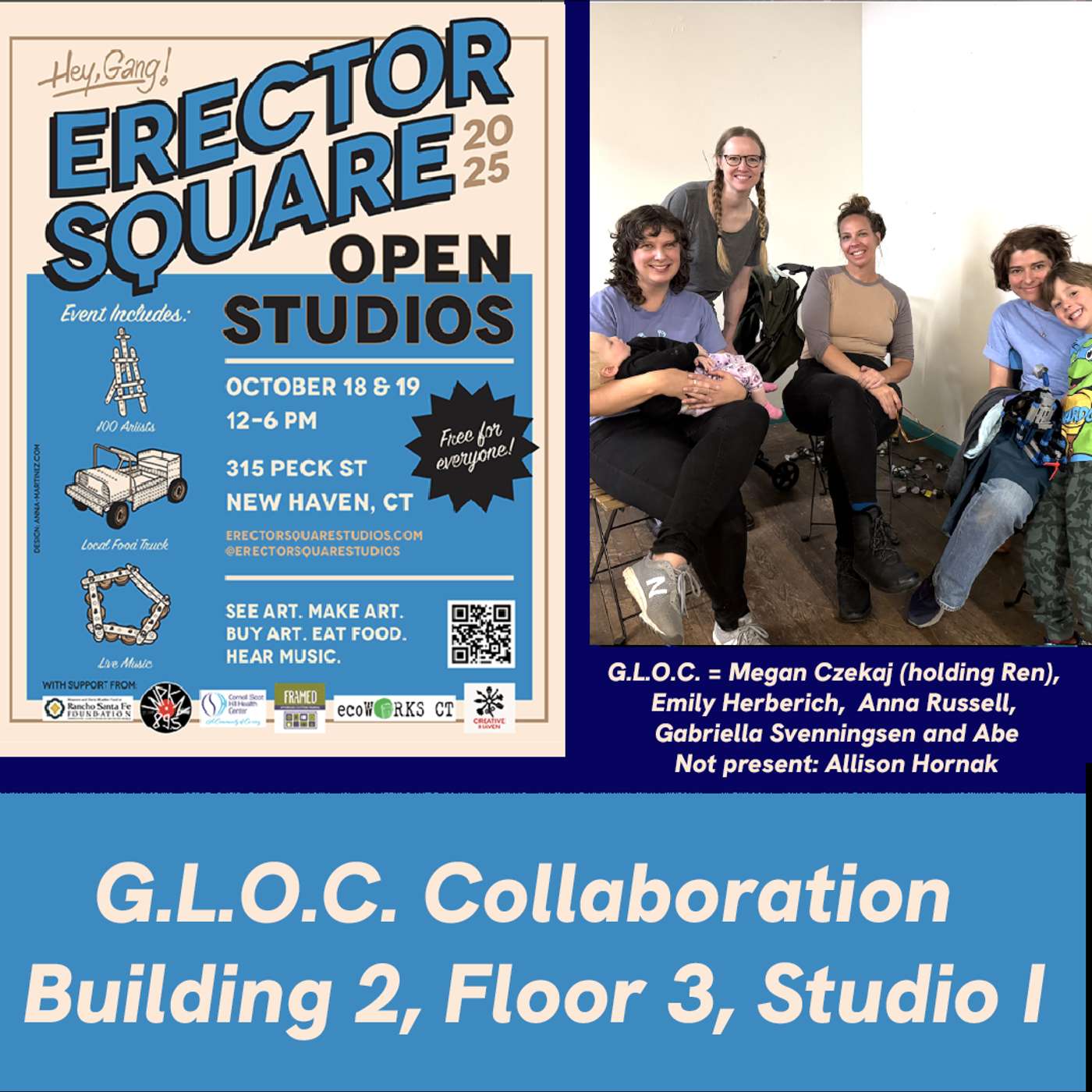 Erector Square Open Studios 2025—Interview with the Artists' Collective G.L.O.C Erector Square Open Studios 2025—Interview with the Artists' Collective G.L.O.C
