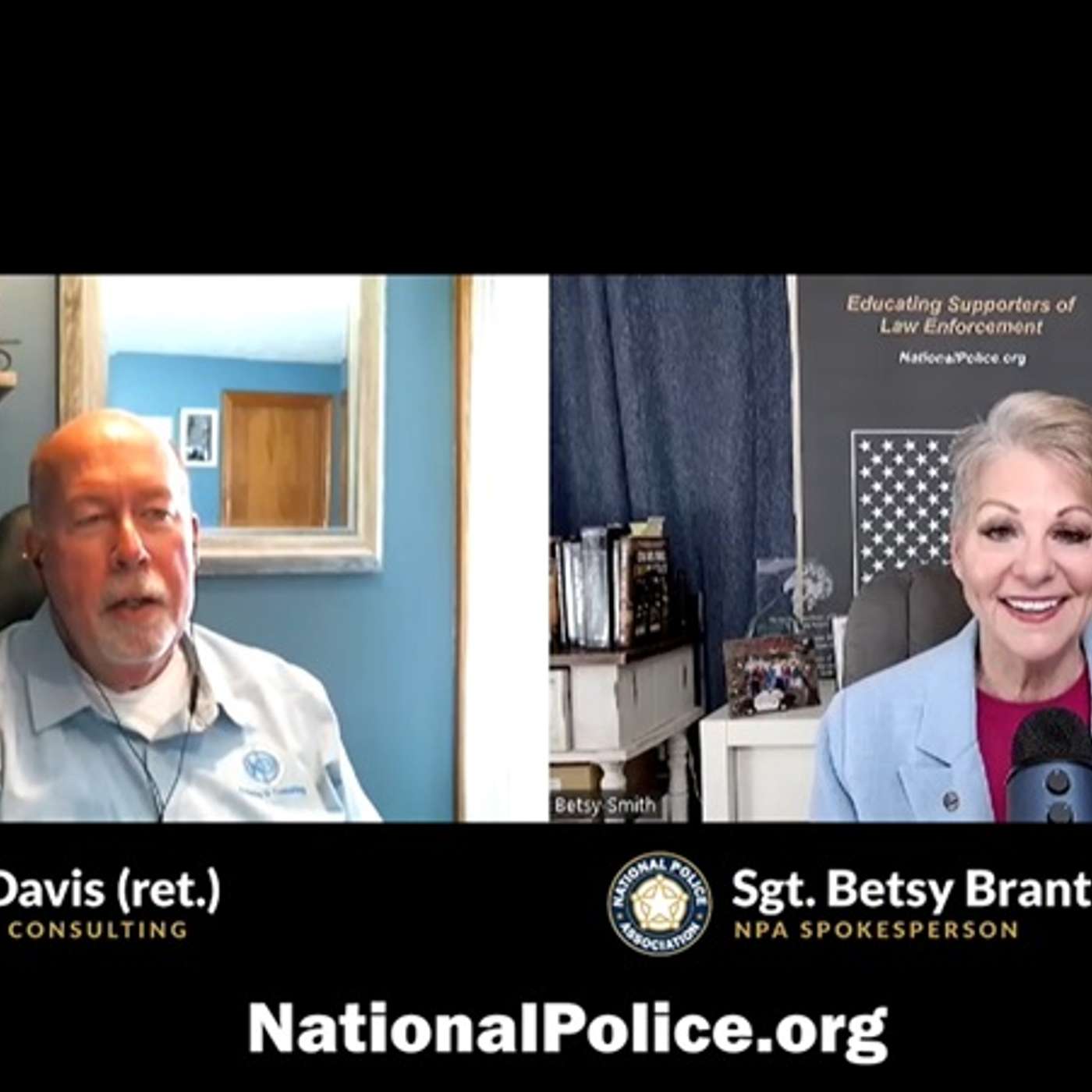 National Police Association Podcast with Guest, Det. Kevin Davis (Ret.) Police Use of Force Expert Witness episode artwork