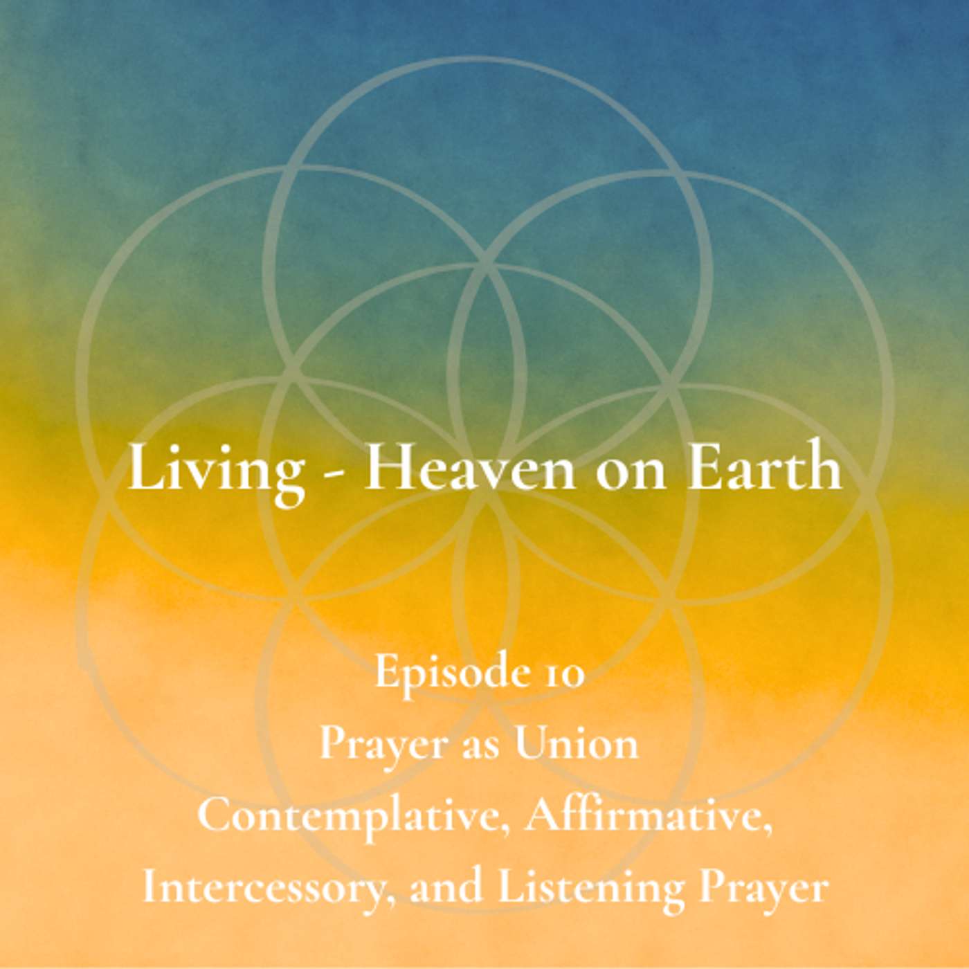 Episode 10 - Prayer as Union - Contemplative, Affirmative, Intercessory, and Listening Prayer episode artwork