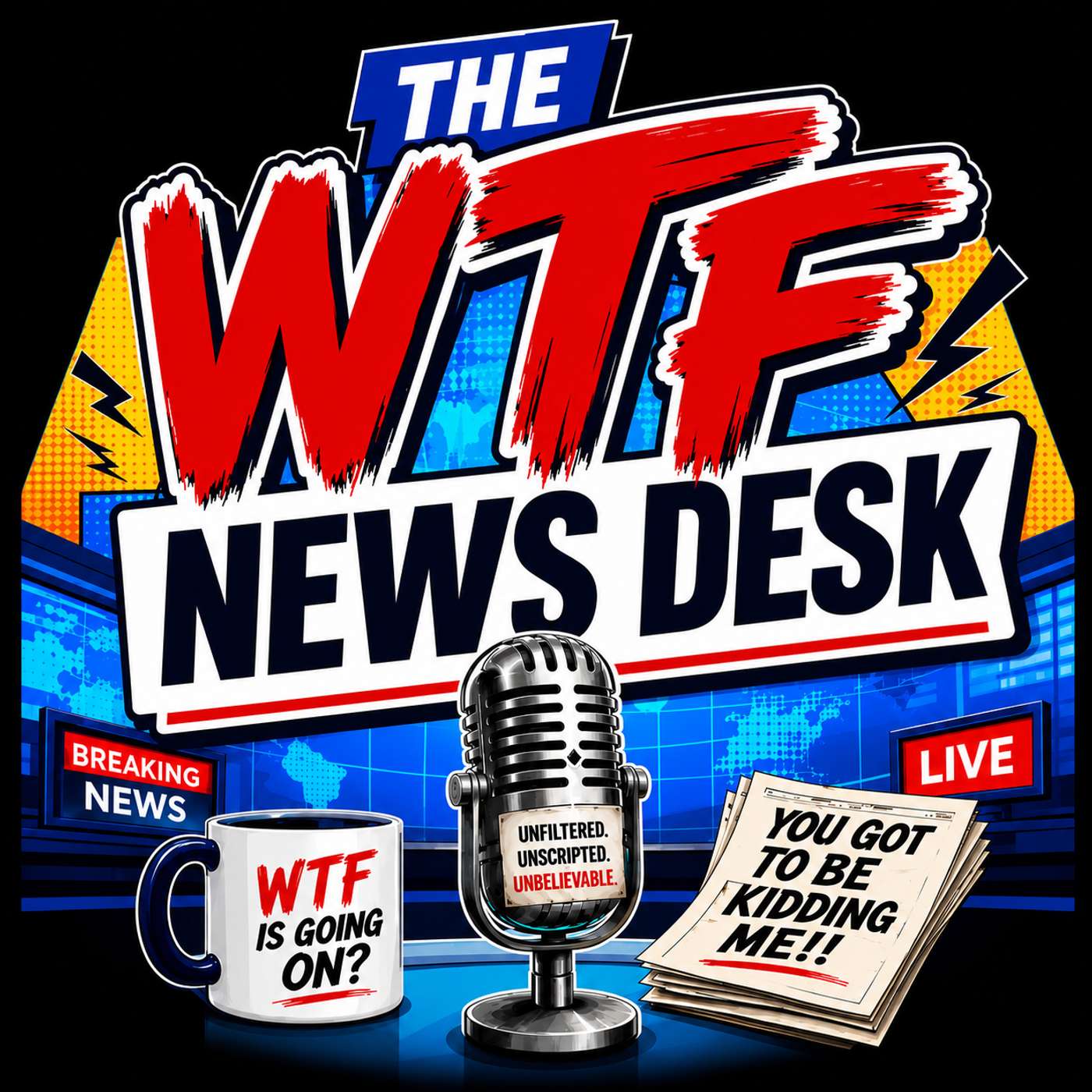 THE WTF NEWS DESK FOR JULY 2026 - EPISODE 100 episode artwork